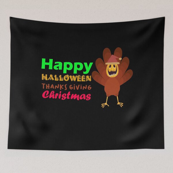 Item preview, Happy Hallothanksmas Halloween  designed and sold by Amirhal.