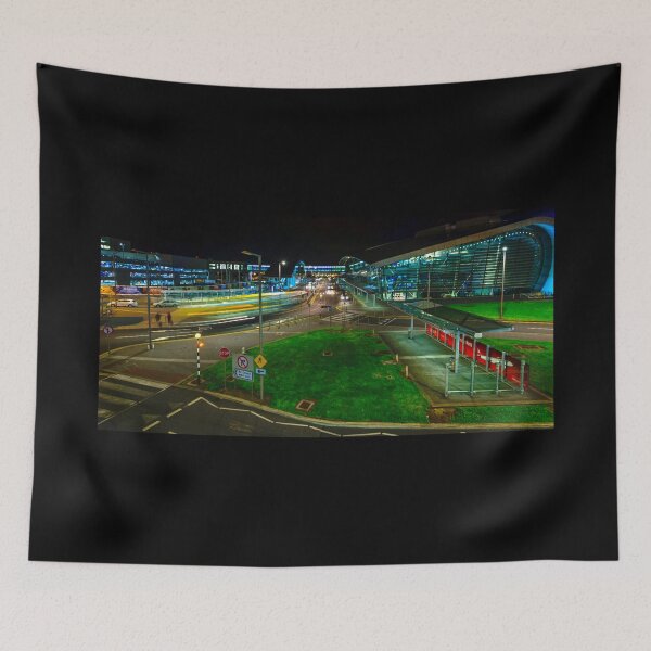 Item preview, The streets of Dublin Airport at night designed and sold by AlbertMi.