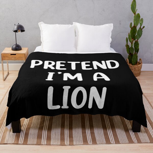 Item preview, Pretend I'm A Lion Costume Funny Halloween Party designed and sold by creativebrother.