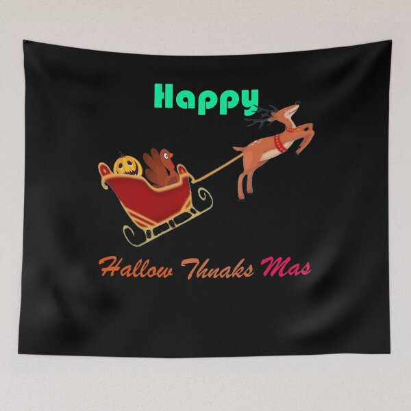 Item preview, Happy Hallothanksmas Halloween  designed and sold by Amirhal.