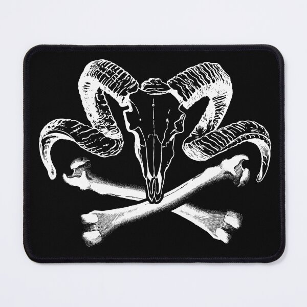Item preview, Ram Skull and Crossbones  designed and sold by ACC .