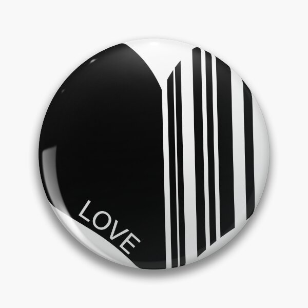 Item preview, barcode heart on a white background designed and sold by vilma3000.