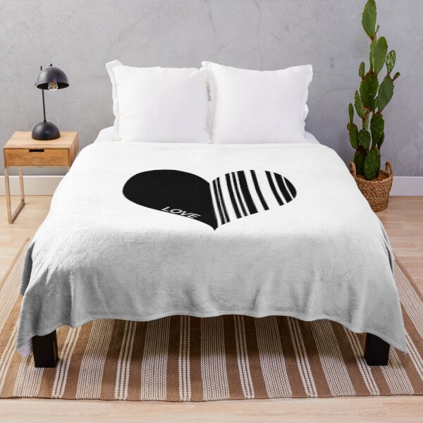 Item preview, barcode heart on a white background designed and sold by vilma3000.