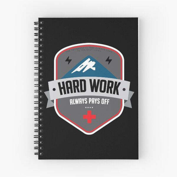 Item preview, Hard Work Always Pays Off BLACK designed and sold by fearlessmotivat.