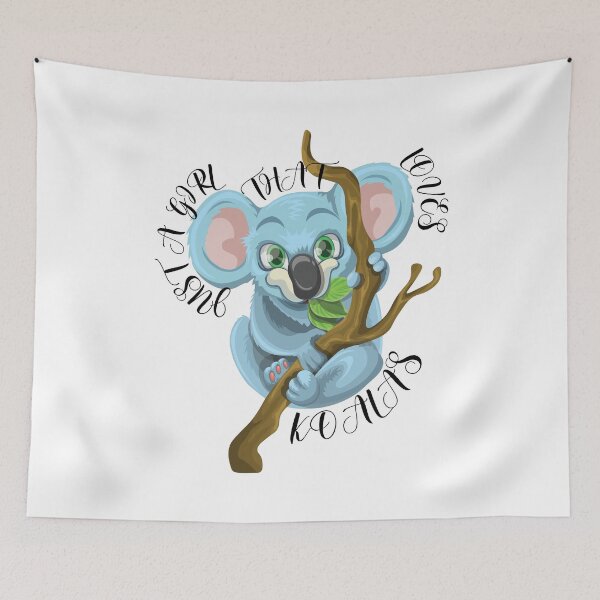 Item preview, Just a girl who loves koalas designed and sold by arkantus.