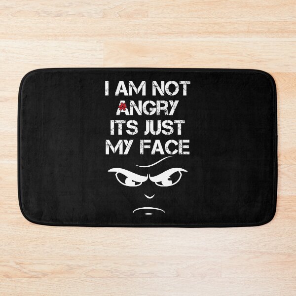 Item preview, I am not angry its just my face designed and sold by thepeaceful90.