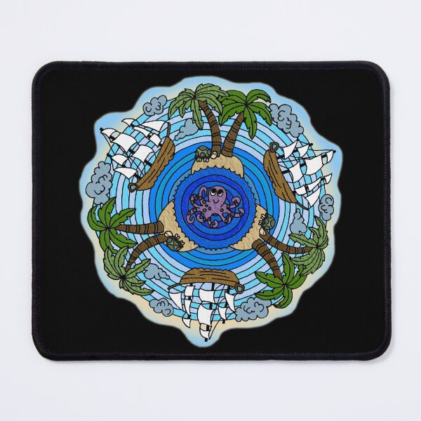 Item preview, Tropical Island Themed Mandala designed and sold by gorff.
