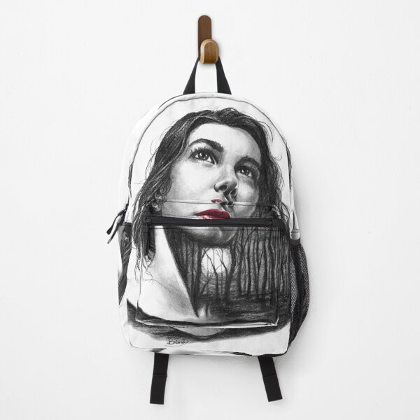 Item preview, Tangled Forest of Hair (red lips) designed and sold by Brina Williamson.