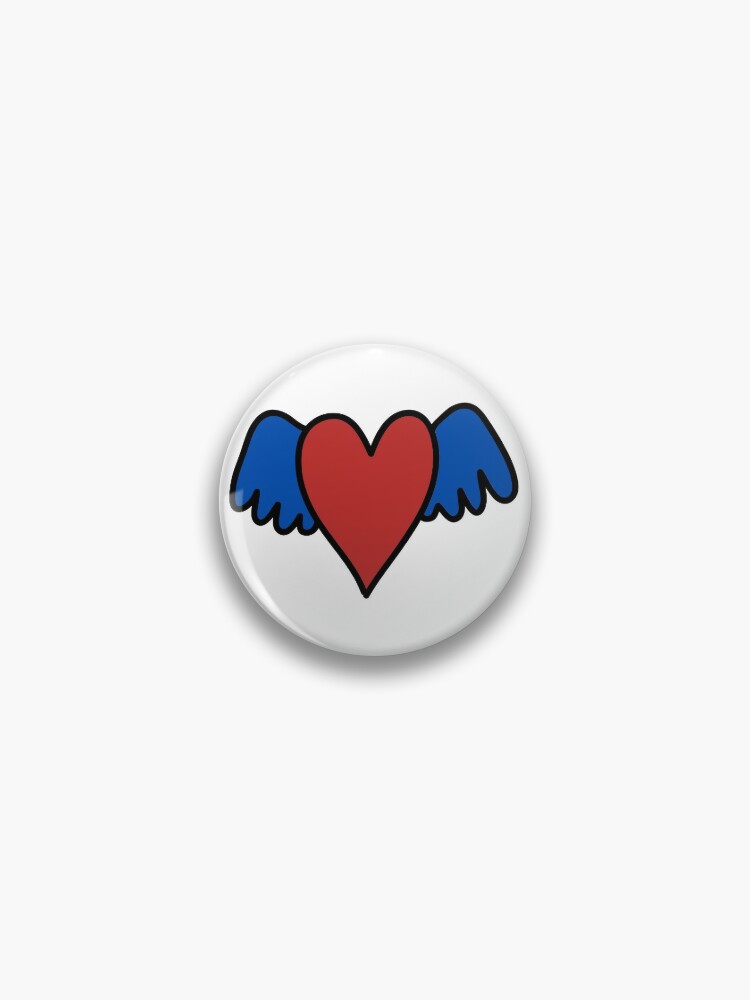 Angel Blue Jay Wings Pin