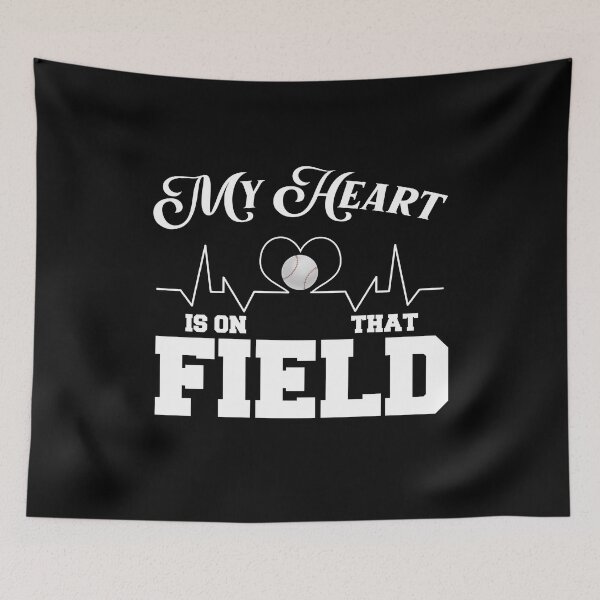 Item preview, My Heart Is On The Field Baseball Mom shirt shirt ideas designed and sold by DEATHDESIGNER.