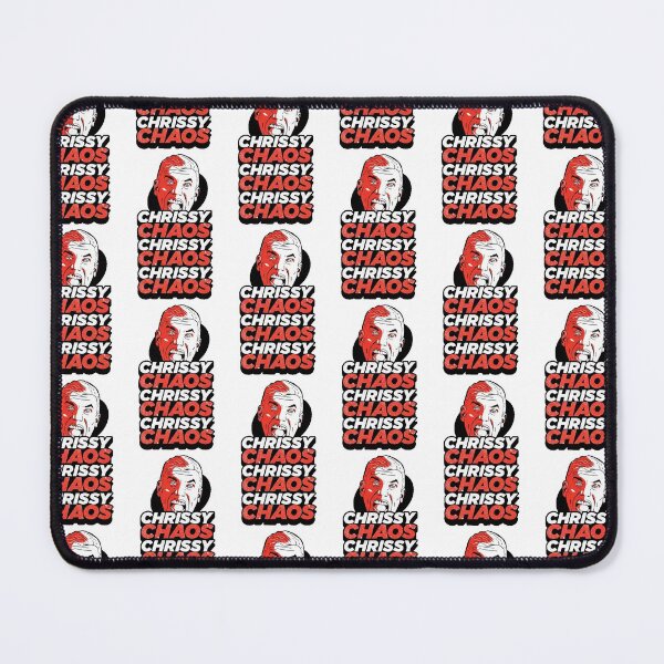 Item preview, Chrissy Chaos podcast logo designed and sold by ICOAHEnding.