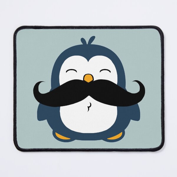 Item preview, Mustache Penguin designed and sold by ironydesigns.
