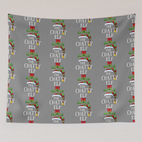 Item preview, Chatty Elf Matching Family Group Christmas Party Pajama designed and sold by DyanStoy.