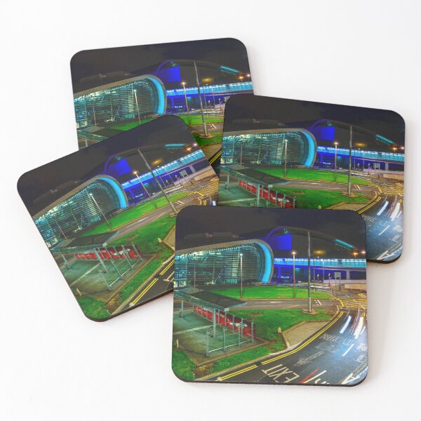 Item preview, The streets of Dublin Airport at night designed and sold by AlbertMi.