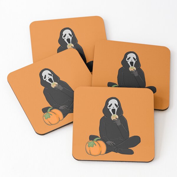 Item preview, Ghostface eating pursburry pumpkin cookie designed and sold by grphitee.