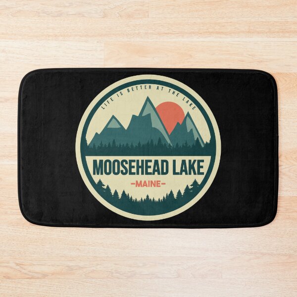 Item preview, Retro Moosehead Lake Maine designed and sold by Friday NightCo.