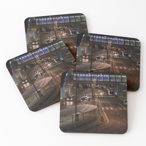 Item preview, The streets of Dublin Airport at night designed and sold by AlbertMi.