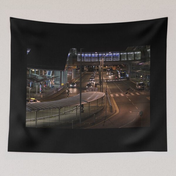 Item preview, The streets of Dublin Airport at night designed and sold by AlbertMi.