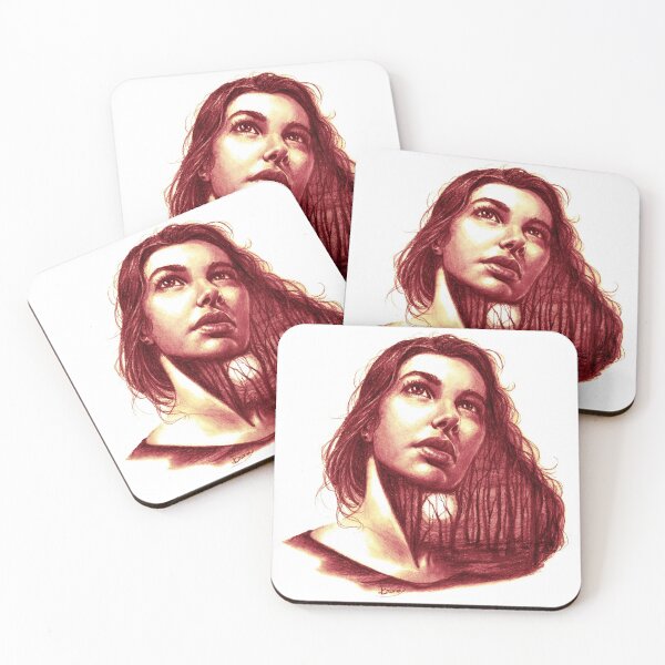 Item preview, Tangled Forest of Hair (red) designed and sold by Brina Williamson.