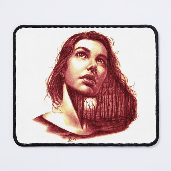 Item preview, Tangled Forest of Hair (red) designed and sold by Brina Williamson.