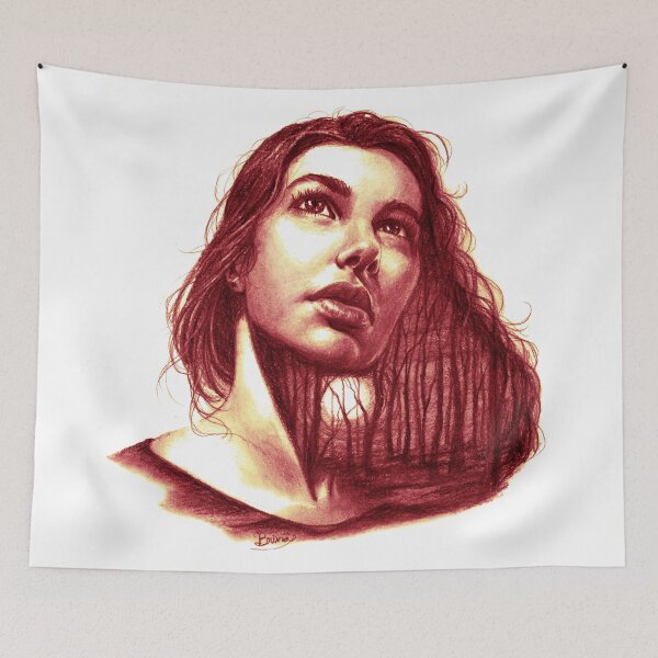 Item preview, Tangled Forest of Hair (red) designed and sold by Brina Williamson.