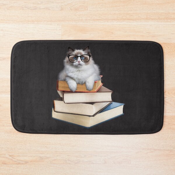 Item preview, Reading Nerdy Cat Portrait designed and sold by Coczzi.