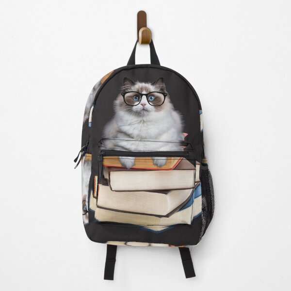 Item preview, Reading Nerdy Cat Portrait designed and sold by Coczzi.