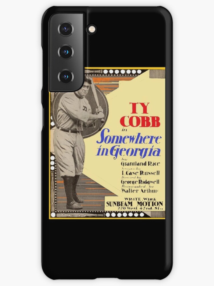 Baseball Icon Ty Cobb Silent Movie Poster Somewhere In Georgia