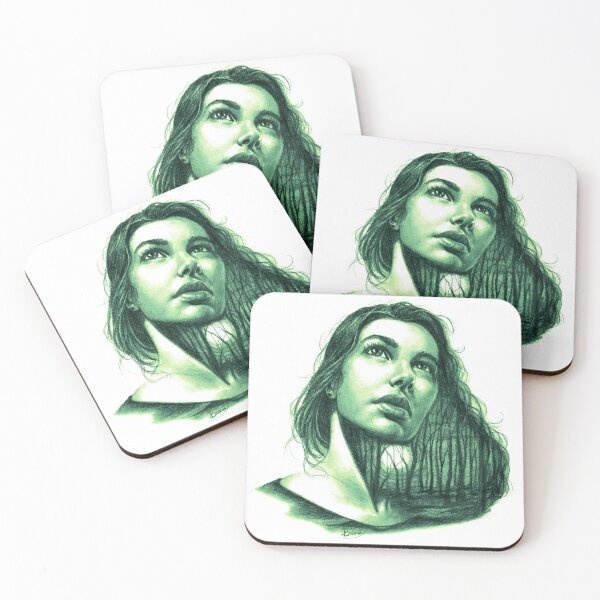 Item preview, Tangled Forest of Hair (green) designed and sold by Brina Williamson.