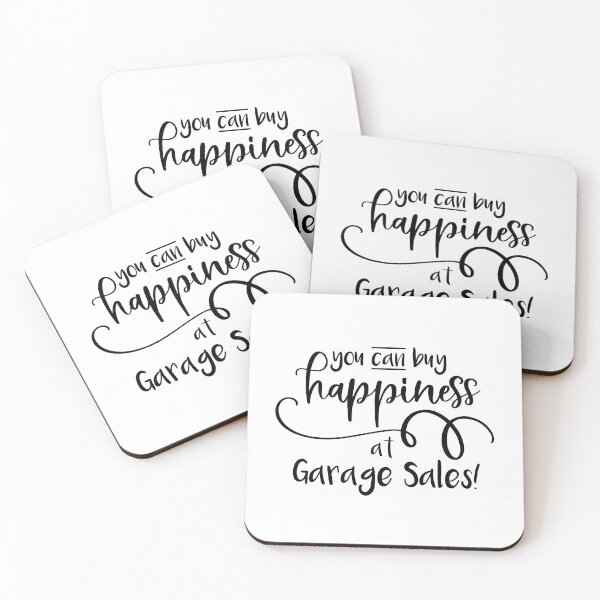 Item preview, You Can Buy Happiness at Garage Sales designed and sold by SpiritLiving.