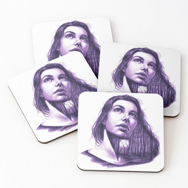 Item preview, Tangled Forest of Hair (purple) designed and sold by Brina Williamson.