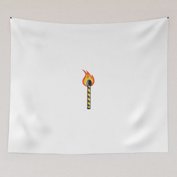 Item preview, Light Striped Match Stick On Fire Retro designed and sold by patrimonio.