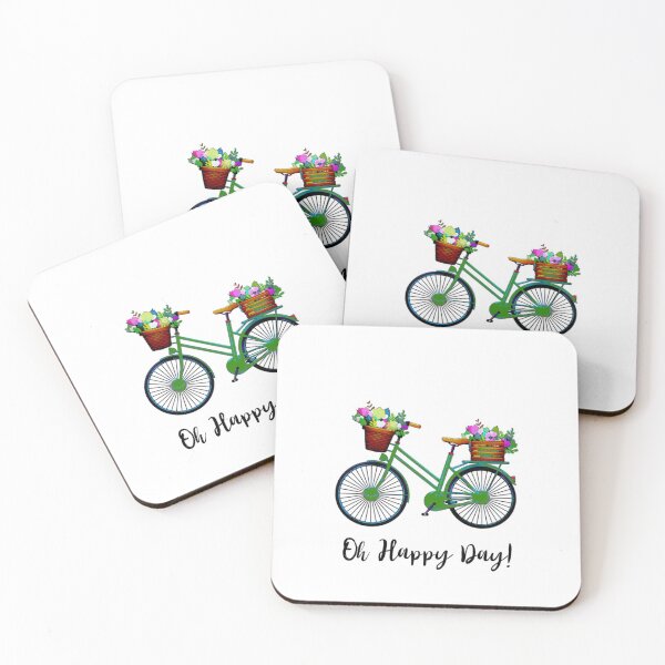 Item preview, Oh Happy Day, Green bike designed and sold by VJKTees.