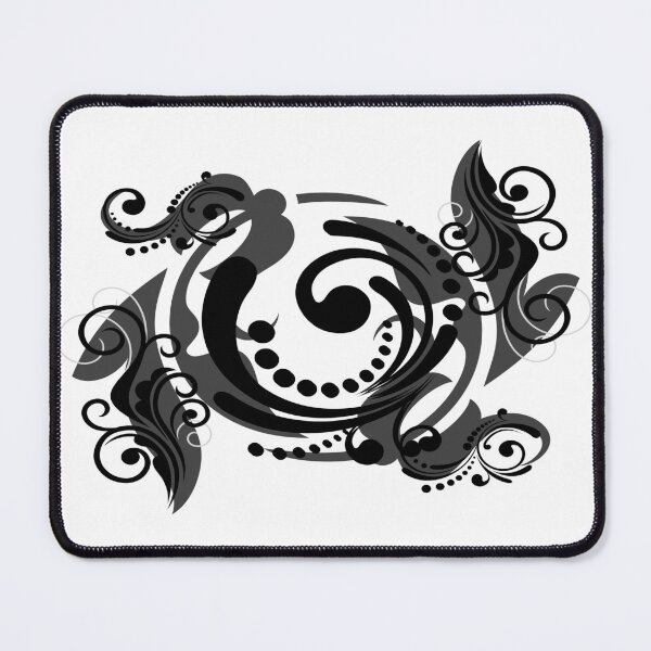 Item preview, Circular Black and Grey Ornate design designed and sold by jcad216.