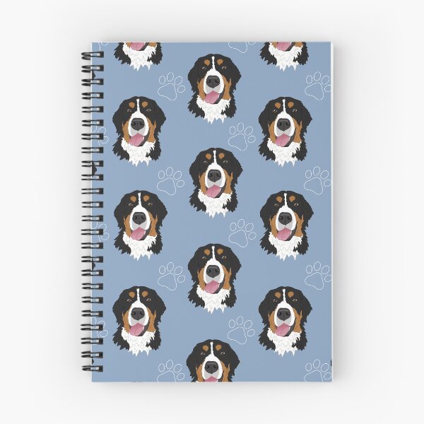 Item preview, Bernese Mountain Dog Pattern-blue designed and sold by KantstandyaC.