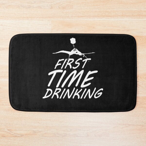 Item preview, Funny White Lies Quotes- FIRST TIME DRINKING Classic T-Shirt by storemdk designed and sold by storemdk.