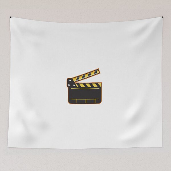 Item preview, Movie Camera Slate Clapper Board Open Retro designed and sold by patrimonio.