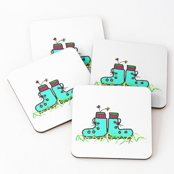 Item preview, Happy hike in green  designed and sold by MacaMacaMaca.