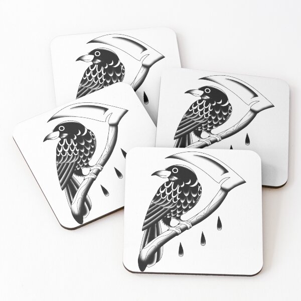 Item preview, crow and scythe designed and sold by despresso.