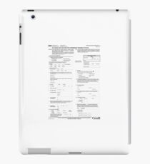 Canadian Immigration Application Form iPad Case/Skin