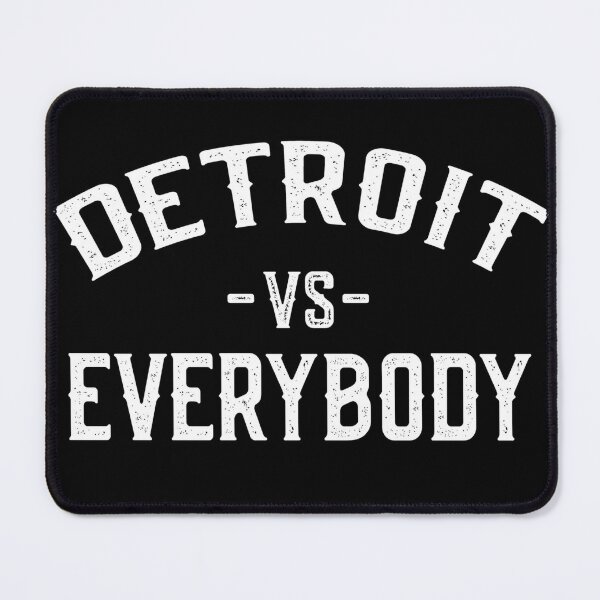 Detroit VS Everybody Art Print by TheTeeMachine