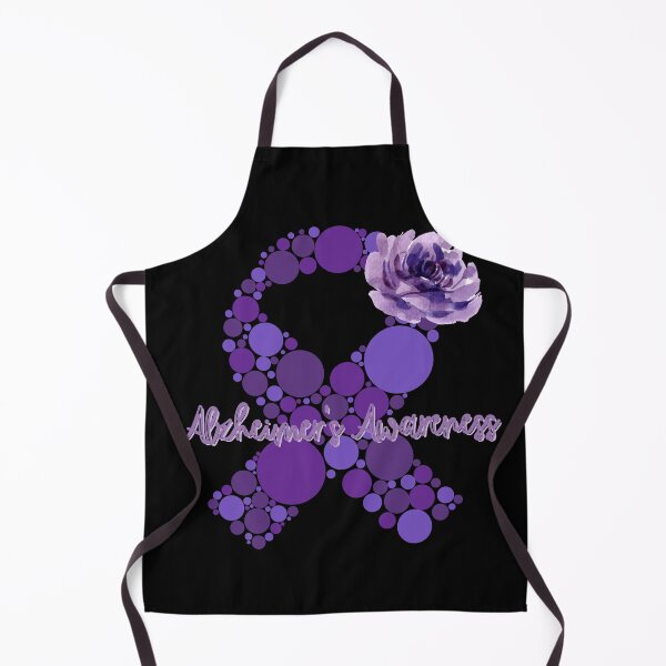Item preview, Alzheimer's Awareness Ribbon and Flower designed and sold by RedSparkle.