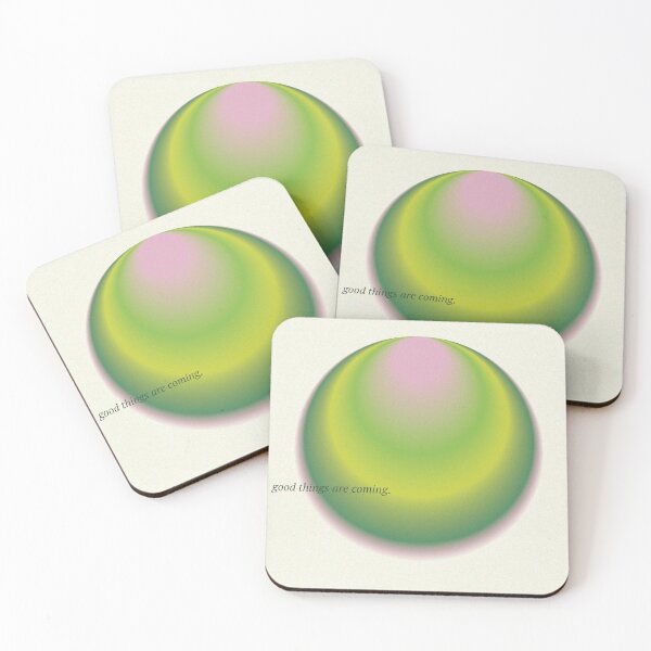 Item preview, Good Things Are Coming Aura Grain Print designed and sold by hollymjohnson.