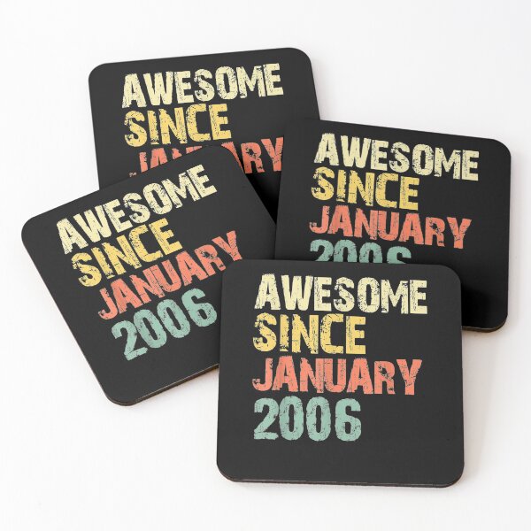 Item preview, Awesome Since January 2006 15th Birthday Gift 15 Years Old  designed and sold by bar0zysbertha.