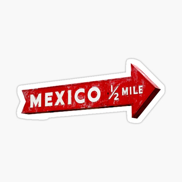 Mexico Sticker for Sale by luggagestickers