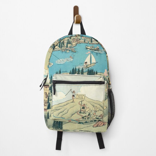 Item preview, 1940 Vintage Map of Huntington Lake "In The High Sierras" designed and sold by Gin Neko.