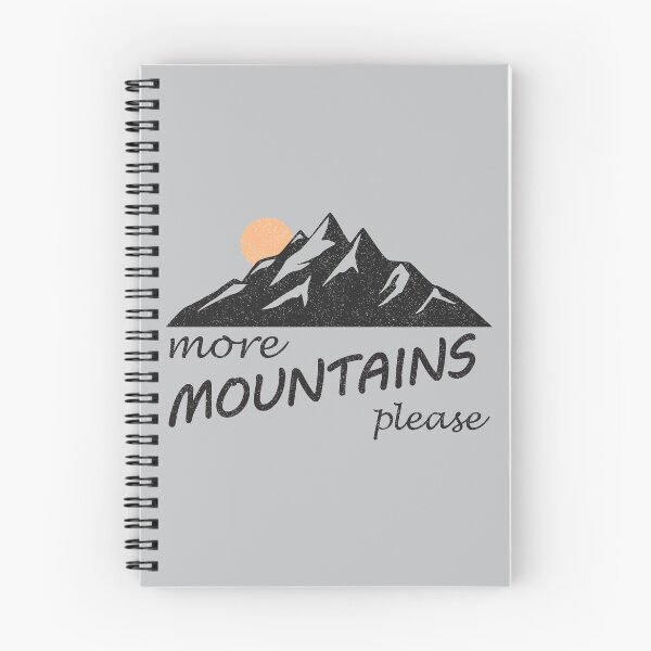 Item preview, More Mountains Please designed and sold by FiaFiaPress.