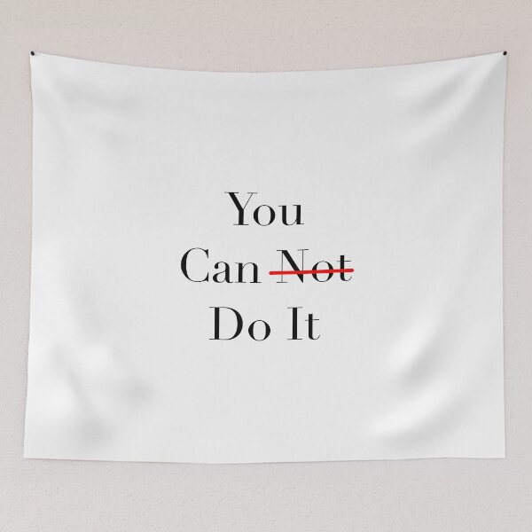 Item preview, You Can (Not) Do It designed and sold by ArtbyLucy27.