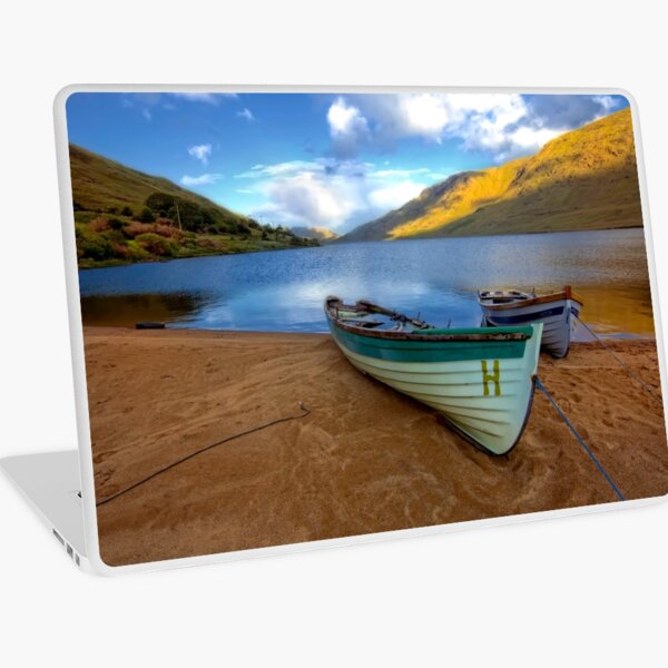 Late evening Lough Nafooey Galway/Ireland. Laptop Skin