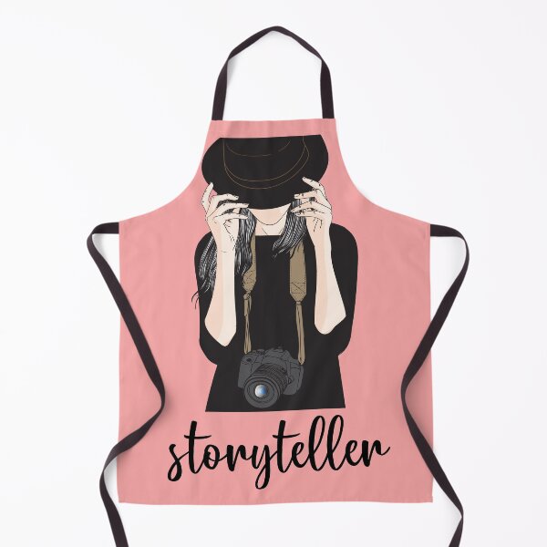 Artikelvorschau, Fotografenmädchen mit DSLR-Kamera Ästhetische Geschichtenerzähler-Fotografie entworfen und verkauft von mkopka.